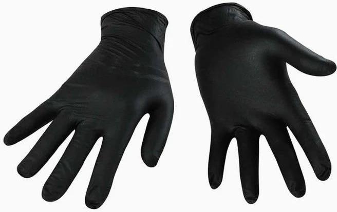 RiteTouch - 5 mil Black XX-Large PF Nitrile Gloves Shield, 100/bx, 10bx/cs - GLNPFBXXL