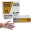 RiteTouch - Clear X-Large Poly Gloves, 500/bx, 4Bx/Cs - GPE500X