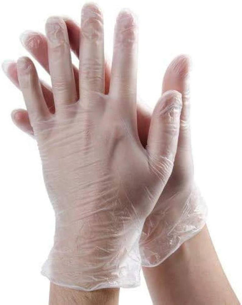 RiteTouch - Medium PF Vinyl Disposable Gloves, 100/bx, 10bx/cs - H085B