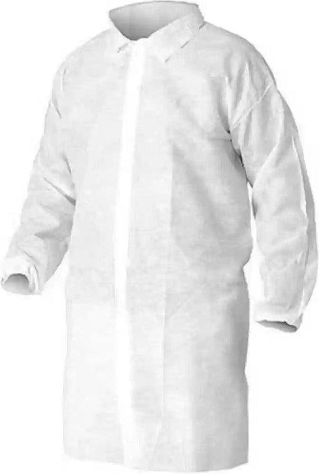 RiteTouch - White L Size Non Woven Lab Coats, 30/Cs - LCP2513
