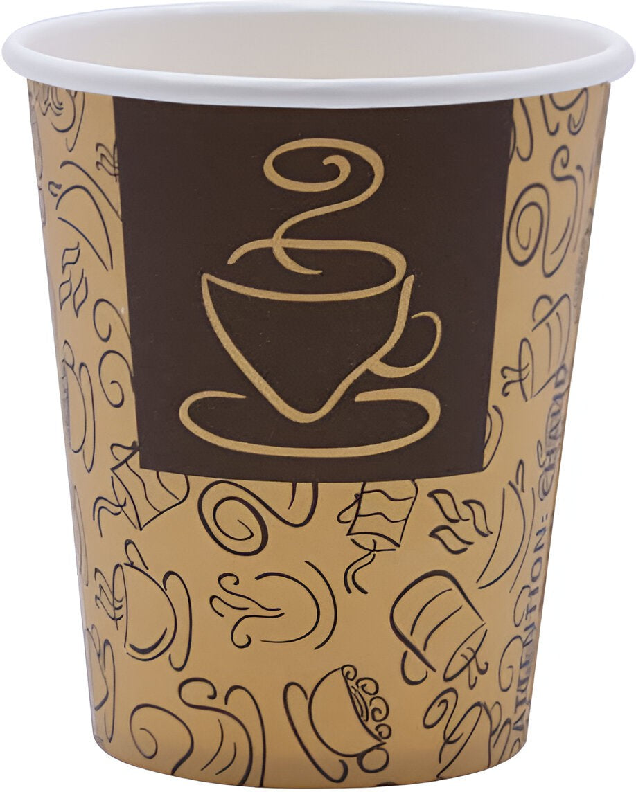 RiteWare - 10 Oz Cafe Design Hot Cup, 1000/cs - HC10CF