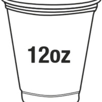 RiteWare - 12 Oz Clear PET Cups, 1000/Cs - PEC1212