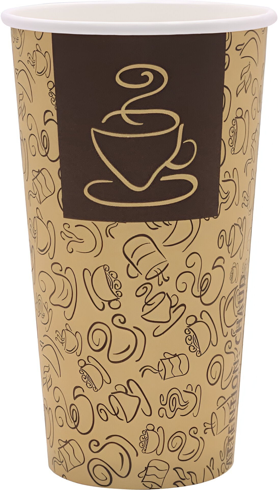 RiteWare - 20 Oz Cafe Design Hot Cup, 1000/cs - HC20CF