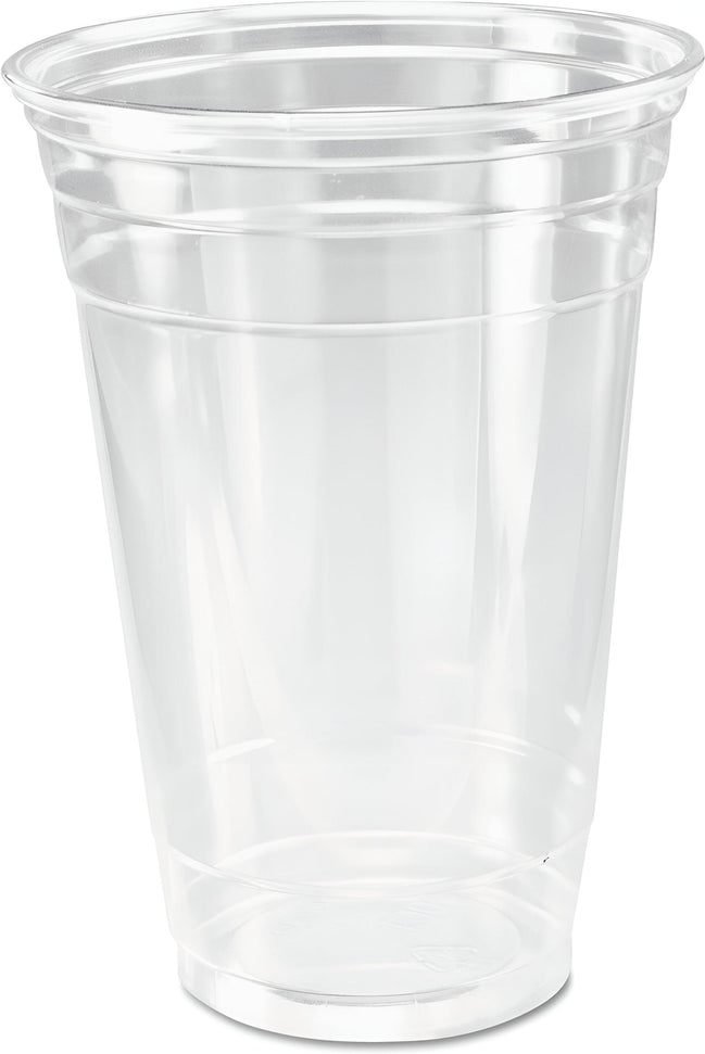 RiteWare - 20 Oz Clear PET Cups with Use 16 Series Lids, 1000/cs - PEC1620