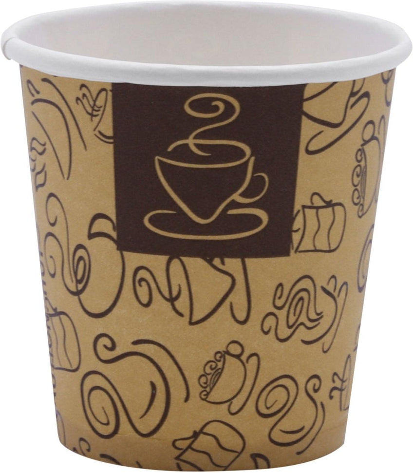RiteWare - 4 Oz Cafe Design Hot Cup, 1000/cs - HC04CF