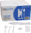 RiteWare - 6 PC Medium Weight White Cutlery Kit, Pack of 500 - CK2106