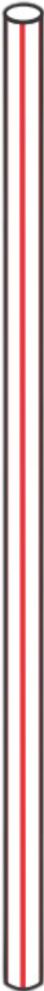 RiteWare - 6" White Sip & Mix Straws, Pack of 10000 - RWSP0600