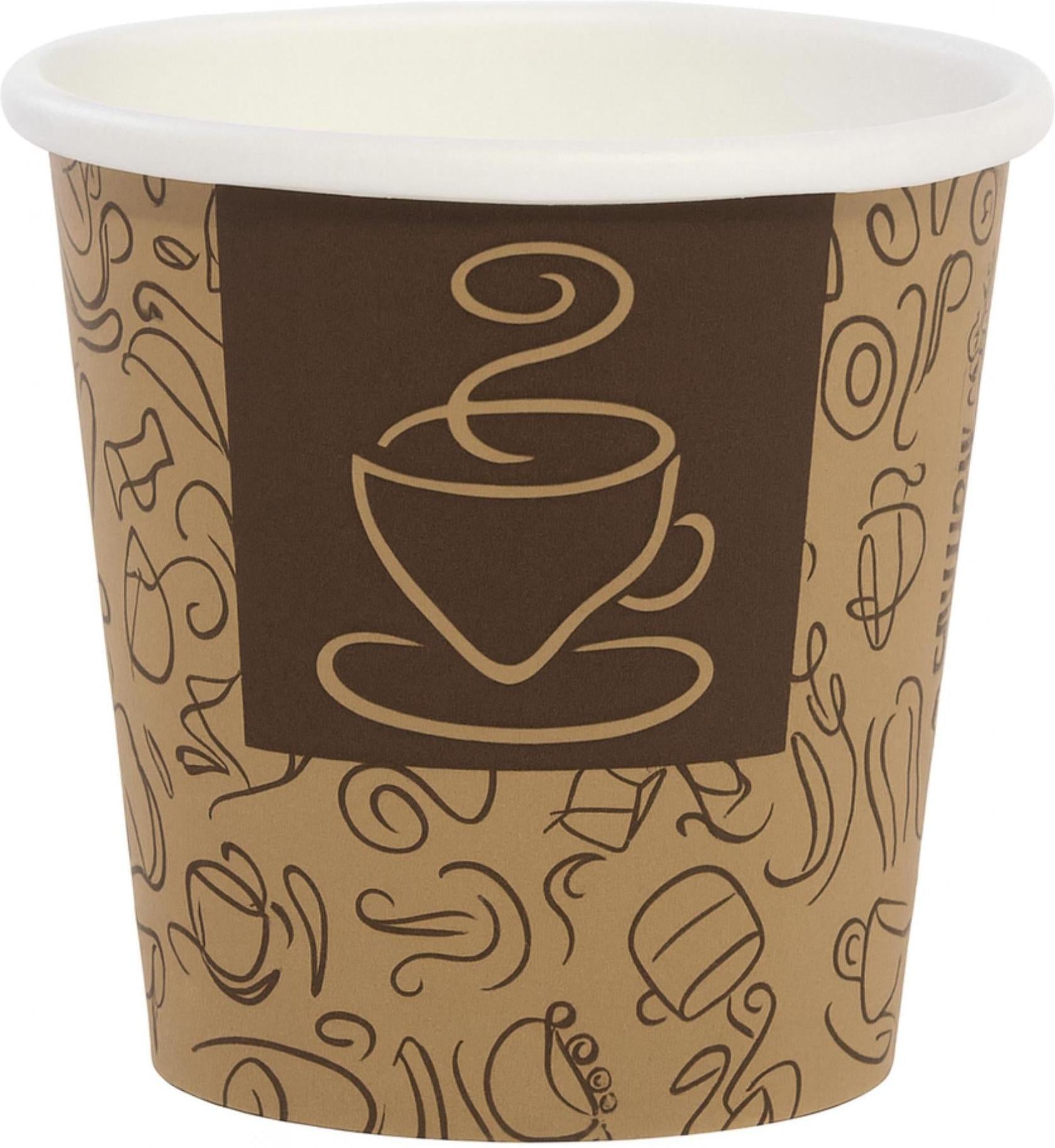 RiteWare - 8 Oz Cafe Design Hot Cup, Pack of 1000 - HC08CF