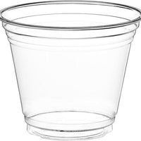 RiteWare - 9 Oz Clear 12 Series Squat PET Cups, 1000/Cs - PEC1209