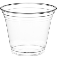 RiteWare - 9 Oz Clear 12 Series Squat PET Cups, 1000/Cs - PEC1209