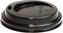RiteWare - Black Dome Sipper PP Lid For 4 Oz Paper Hot Cups, 1000/Cs - HDL04B