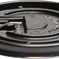 RiteWare - Flat Black Lid Fits 8 Oz Squat, 10 Oz-20 Oz Paper Hot Cups, 1000/Cs - HTL10B