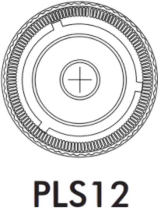 RiteWare - Straw Slot Lids For 12 Series PET Cup, Pack of 1000 - PLS12