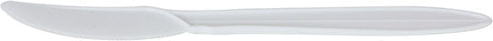 RiteWare - White Medium Polypropylene Knives Weight Cutlery, 1000/Cs - C2102