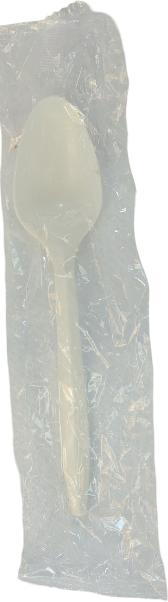 RiteWare White TeaSpoon WRAPPED, 1000/Cs - C2103W