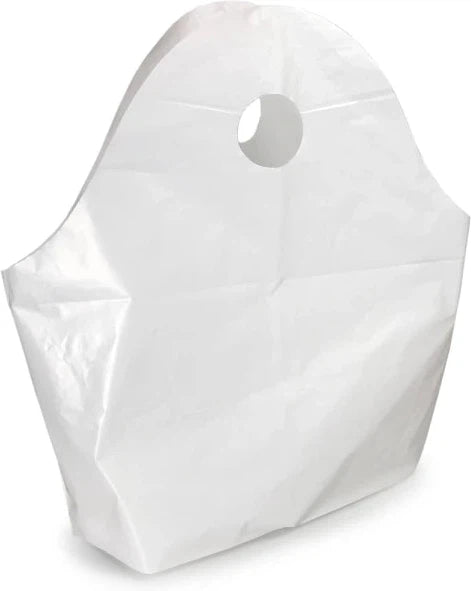 Ritesource - 17" x 16" x 5", 4 mil White Wave Top Bag, 250/Cs - 62617155RF