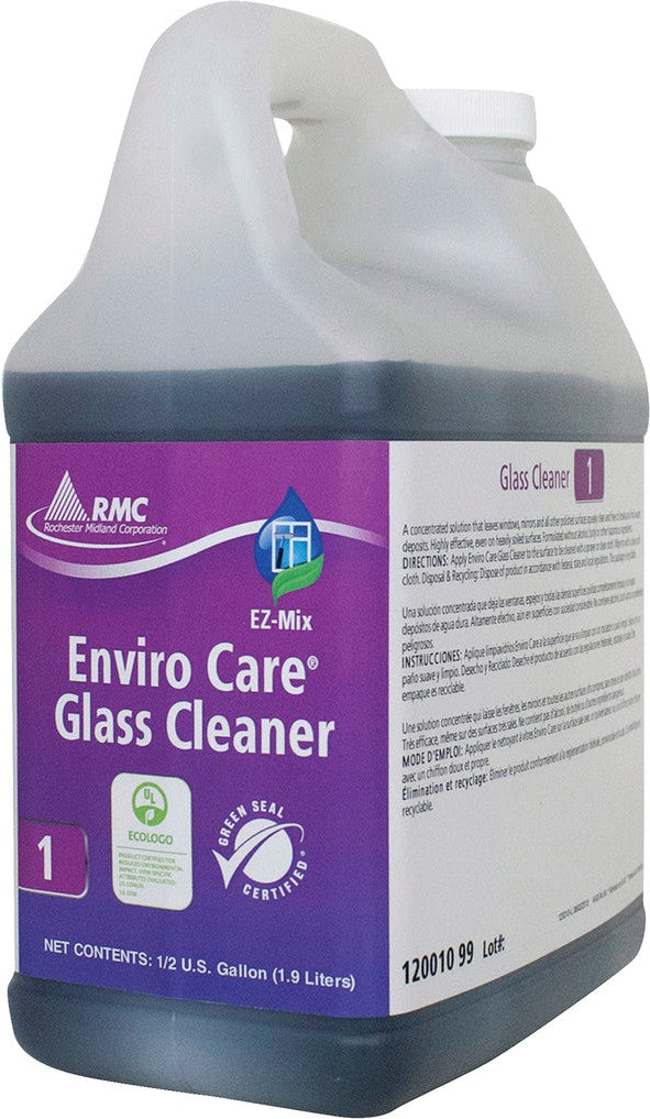 Rochester Midland - 1.9 L Enviro Care Glass Cleaner, 4Jug/Cs - 12001097