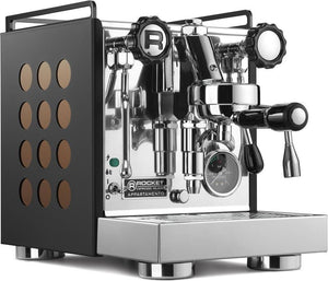 Rocket Espresso - APPARTAMENTO Black/Copper Espresso Machine - R01-RE501B3C12