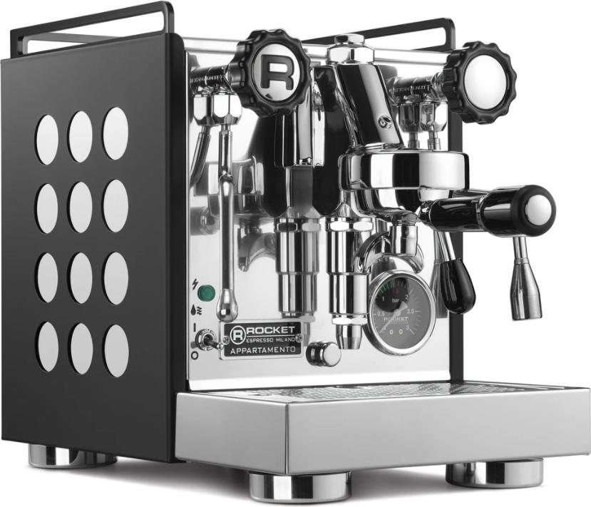 Rocket Espresso - APPARTAMENTO Black/White Espresso Machine - R01-RE501B3W12