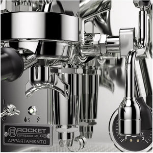 Rocket Espresso - APPARTAMENTO Temperature Control Adjustment Black/Black Espresso Machine - R01-RE502B3B12