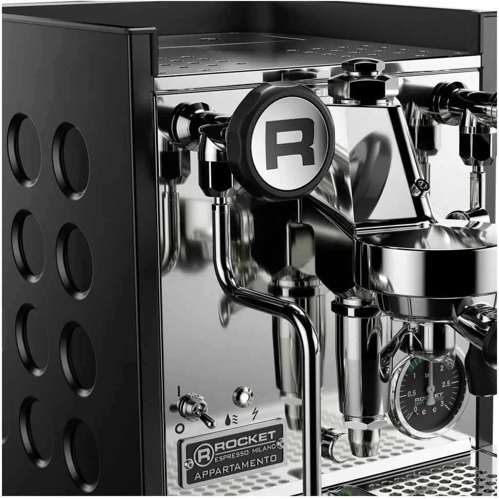 Rocket Espresso - APPARTAMENTO Temperature Control Adjustment Black/Black Espresso Machine - R01-RE502B3B12