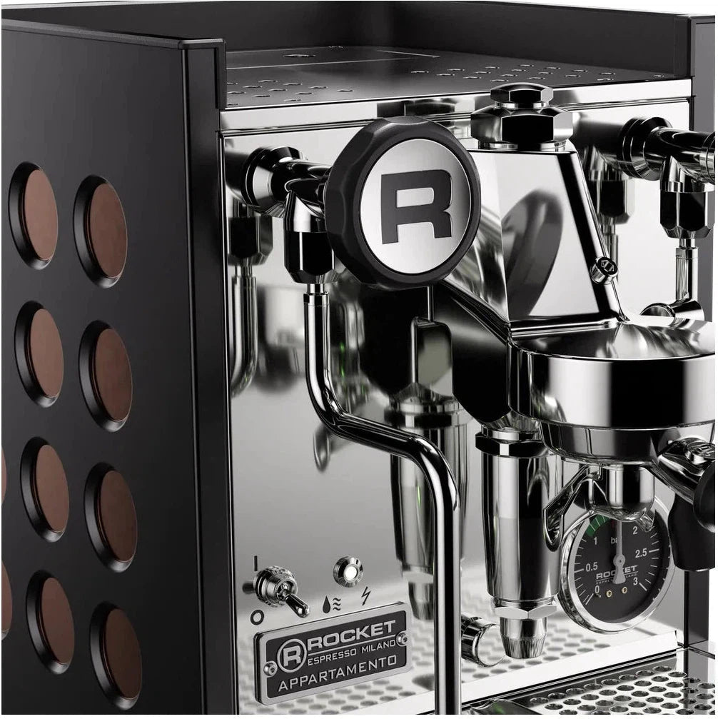 Rocket Espresso - APPARTAMENTO Temperature Control Adjustment Black/Copper Espresso Machine - R01-RE502B3C12