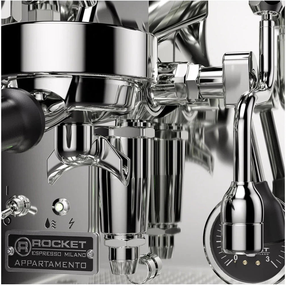 Rocket Espresso - APPARTAMENTO Temperature Control Adjustment Black/Copper Espresso Machine - R01-RE502B3C12