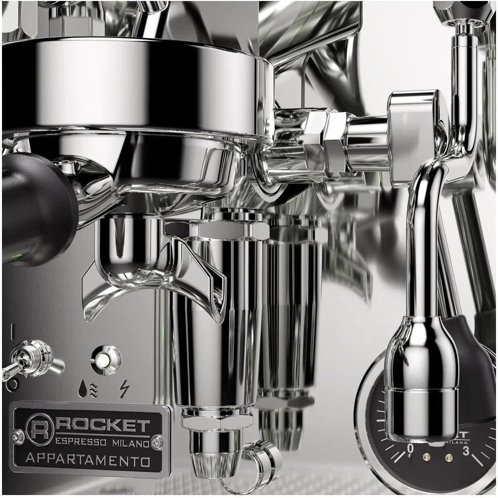 Rocket Espresso - APPARTAMENTO Temperature Control Adjustment Black/Copper Espresso Machine - R01-RE502B3C12