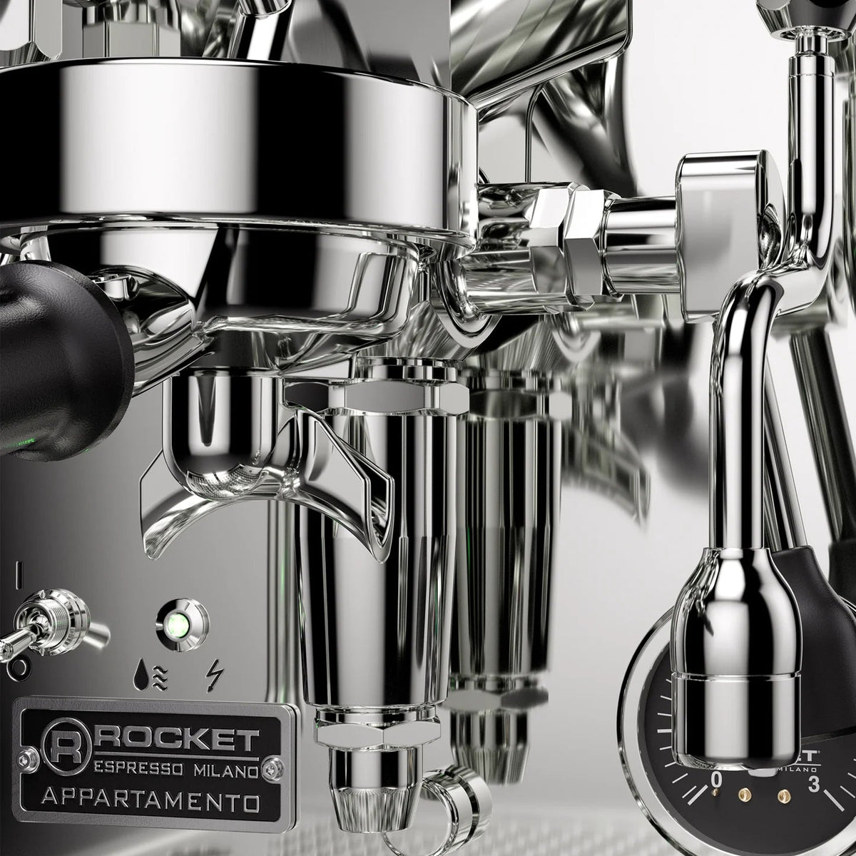 Rocket Espresso - APPARTAMENTO Temperature Control Adjustment Copper Espresso Machine - R01-RE502A3C12