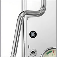 Rocket Espresso - MOZZAFIATTO-V White Espresso Machine with PID and Shot Timer - R01-RE851S3W11