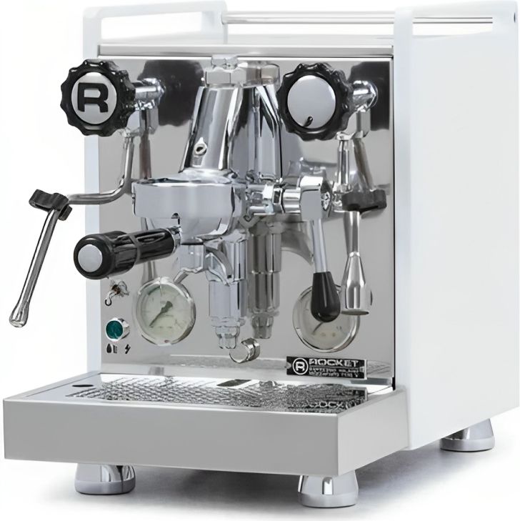 Rocket Espresso - MOZZAFIATTO-V White Espresso Machine with PID and Shot Timer - R01-RE851S3W11