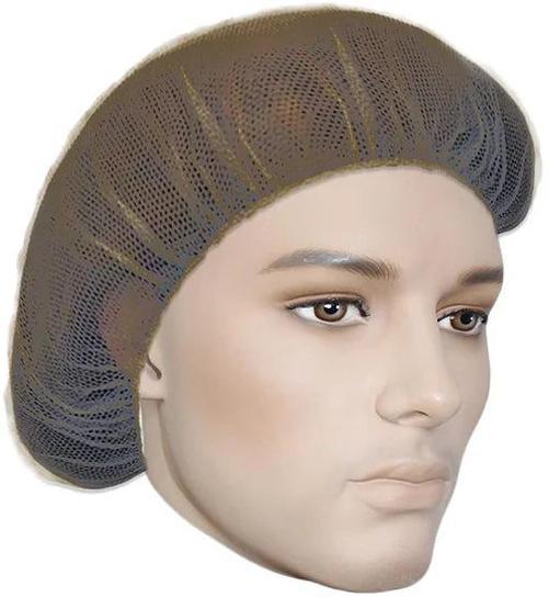 Ronco - 21" Brown Nylon Mesh Hairnets, 100/bg - RNC1818BR