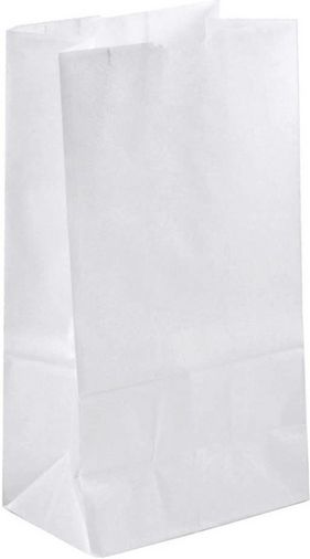Rosenbloom - 1 lb 3.5 x 2.25 x 6.5" White Paper Bag, 500/Bn - 1000100W00