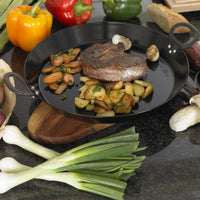 Rosle - 11" Enamelled Iron Serving Pan with Cast Iron Handles (28 cm) - 26442