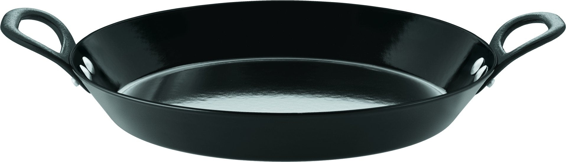 Rosle - 11" Enamelled Iron Serving Pan with Cast Iron Handles (28 cm) - 26442