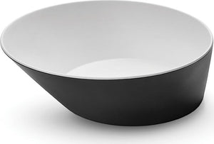 Rosseto - 3 PC Black & White Large Round Melamine Bowls - MEL008