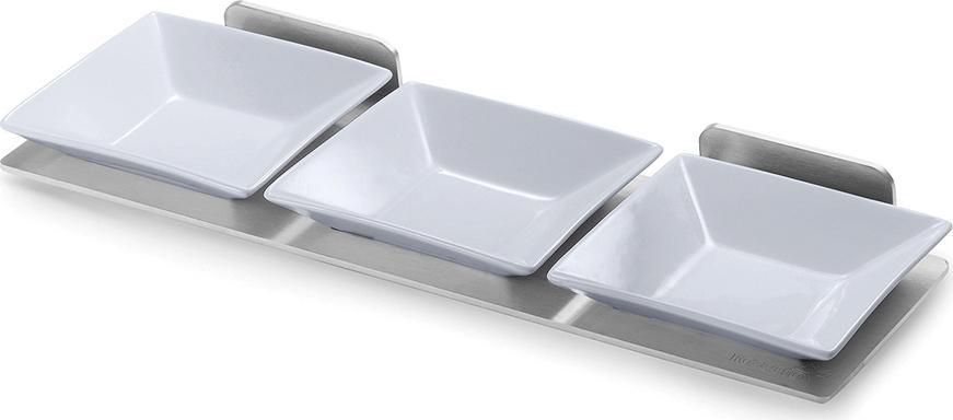 Rosseto - 3 PC Spice/Sauce Bowls with Stainless Steel Frame - SM215