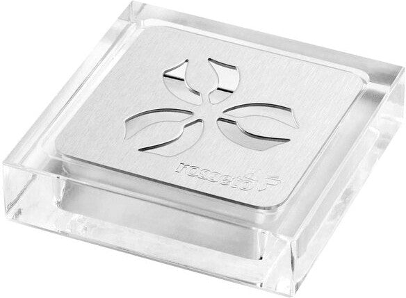 Rosseto - Iris Square Acrylic Beverage Dispenser Drip Tray with Stainless Steel Insert - LD158 - DISCONTINUED
