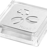 Rosseto - Iris Square Acrylic Beverage Dispenser Drip Tray with Stainless Steel Insert - LD158 - DISCONTINUED
