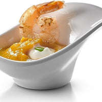 Rosseto - White Melamine Leaf Mini Dish 1 Set /24 Pcs - MEL004 - DISCONTINUED