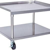 Royal - 12.5" Snack Line Stainless Steel Equipment Stand With Optional Casters - RSS-12SN