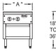 Royal - 21" x 24" x 18" Natural Gas Stock Pot Range with Single Burner (3 Rings) - RSP-18T