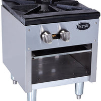 Royal - 21" x 24" x 18" Natural Gas Stock Pot Range with Single Burner (3 Rings) - RSP-18