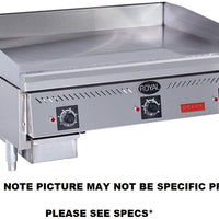 Royal - 24" Delux Heavy Duty Snap Action Griddle - RDSA-24