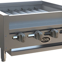 Royal - 25.5" Stainless Steel Snack Kabob Turbo Broiler With 15” Skewers - RSKTB-24