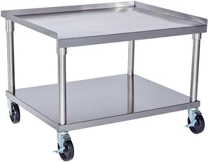 Royal - 30.5" Snack Line Stainless Steel Equipment Stand With Optional Casters - RSS-30SN