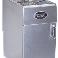 Royal - 35 lb Stainless Steel Energy Efficient Deep Fat Fryer - REEF-35