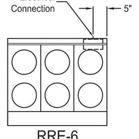 Royal - 36" Stainless Steel 6 Top Elements And 26" Wide Oven Electric Range - RRE-6