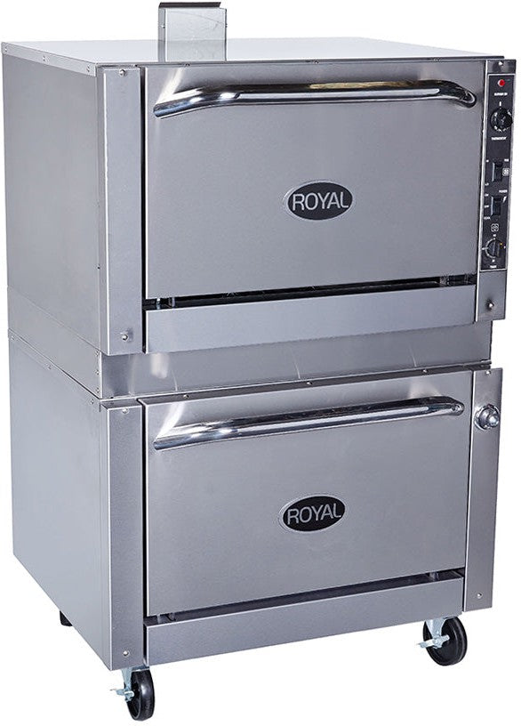 Royal - 36 Stainless Steel Double Deck Oven - RR-36-DS-C