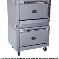 Royal - 36" Stainless Steel Double Deck Oven - RR-36-DS